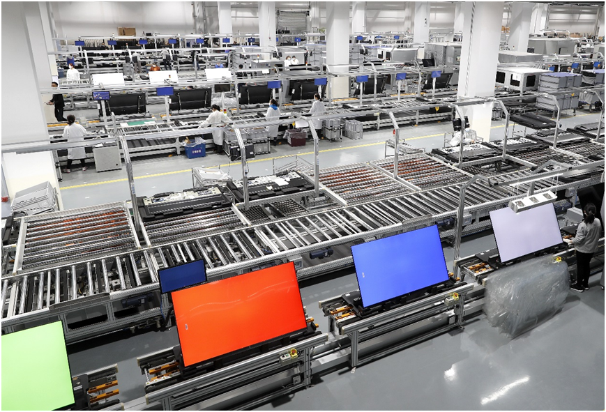 智慧賦能，標(biāo)桿引領(lǐng) 長虹智慧顯示工廠入選“2022年度智能制造示范工廠”